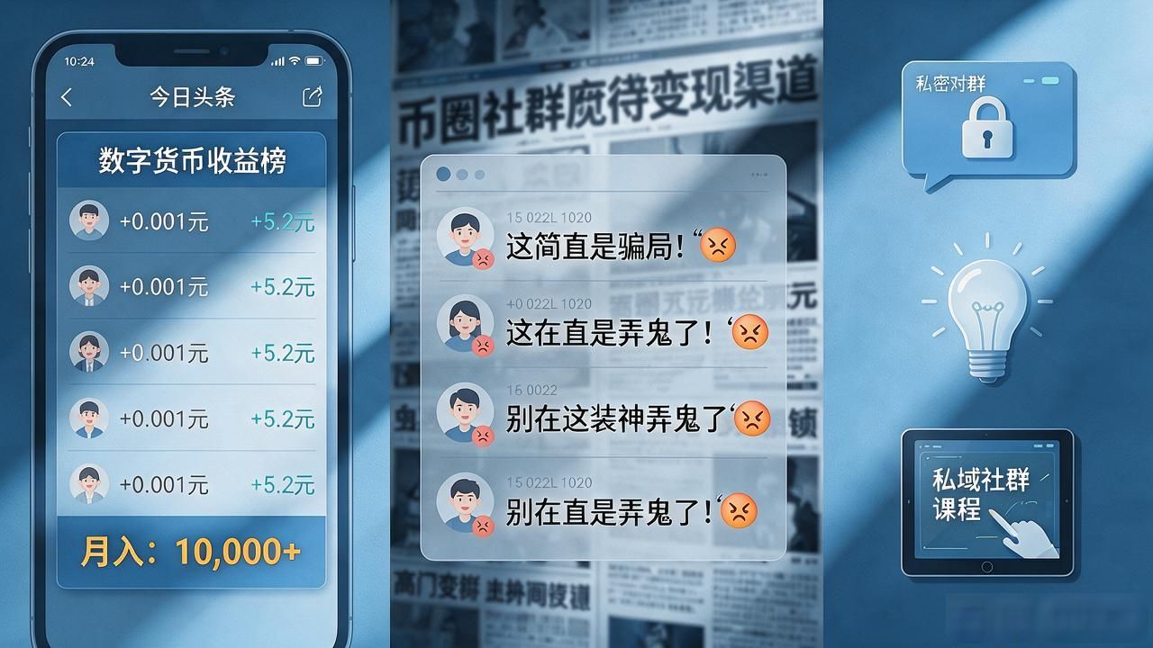 今日头条和数字货币，普通人能不能靠它赚流量