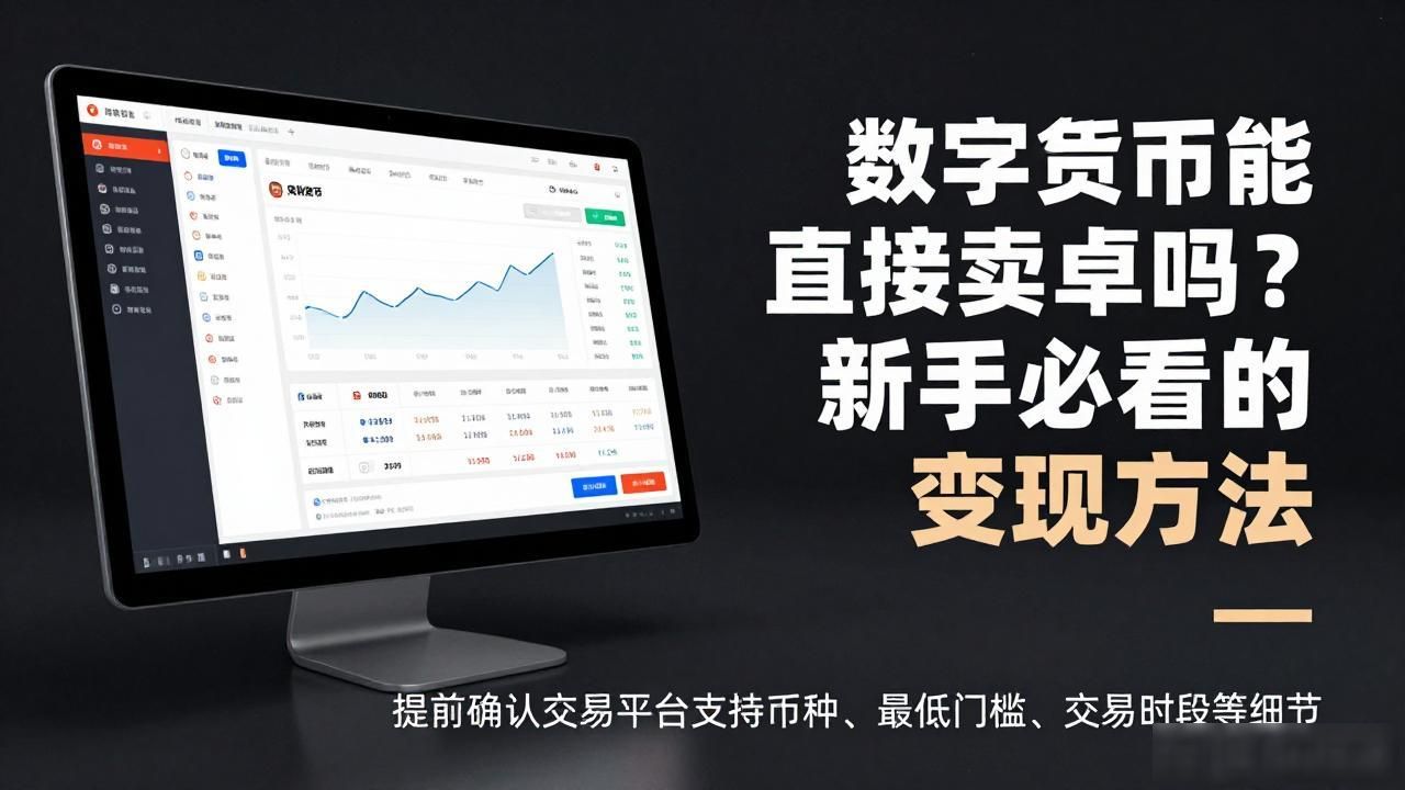 数字货币能直接卖掉吗？新手必看的变现方法