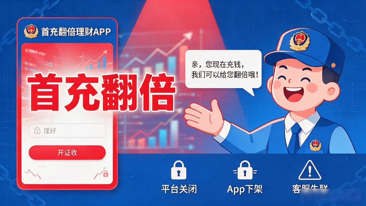 数字货币充值诈骗案例_首充翻倍理财APP骗局识别_数字货币平台升级充值诈骗套路