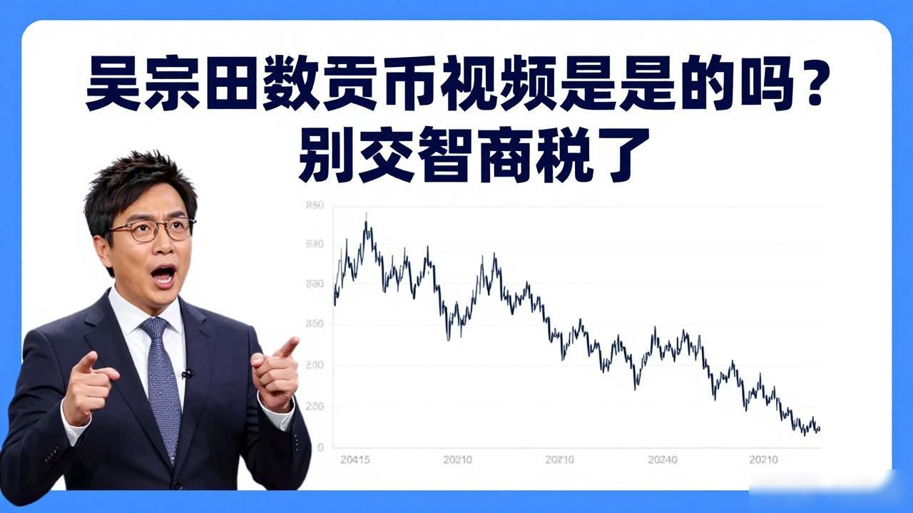 吴宗宪数字货币视频是真的吗？别交智商税了
