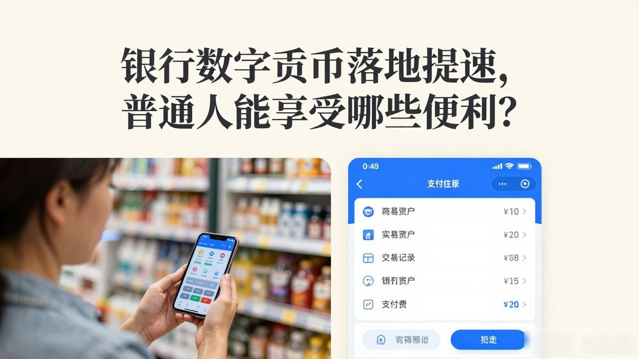 银行数字货币落地提速，普通人能享受哪些便利？