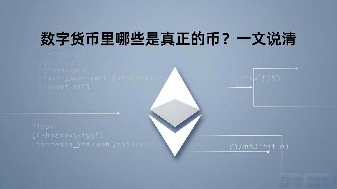 数字货币里哪些是真正的"币"？一文说清