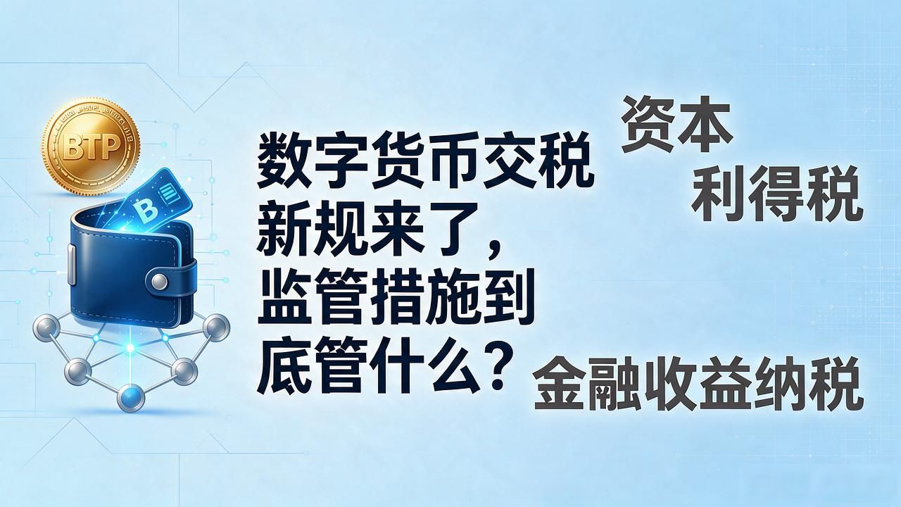 数字货币交税新规来了，监管措施到底管什么？