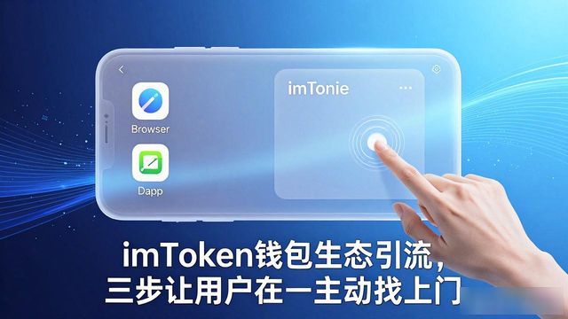 imToken钱包官网推广产品，这3步让用户主动找上门