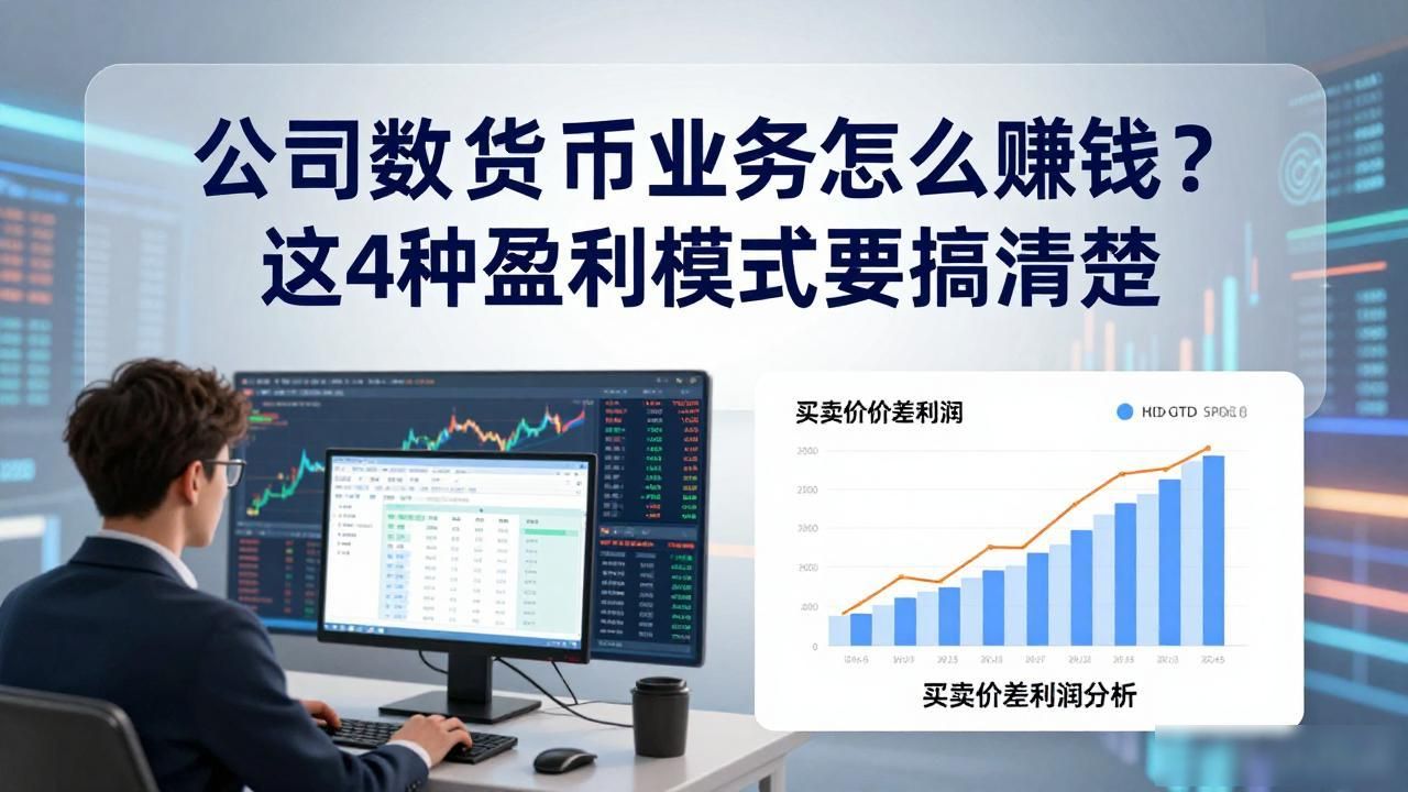 交易手续费数字货币平台_公司数字货币业务盈利_数字货币业务盈利模式