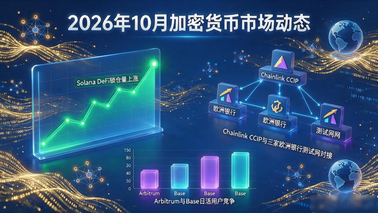 加密货币数字货币消息：2026年10月行情、监管与项目动态