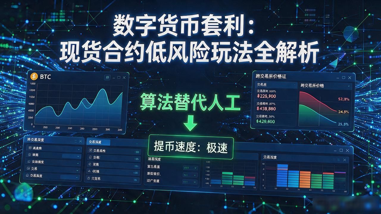 数字货币套利：现货合约低风险玩法全解析