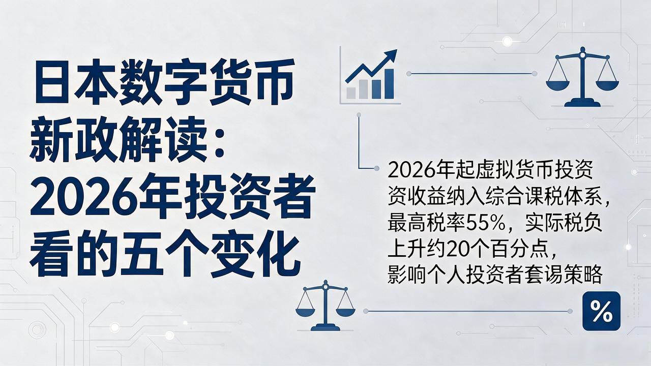 日本数字货币新政解读：2026年投资者必看的五个变化