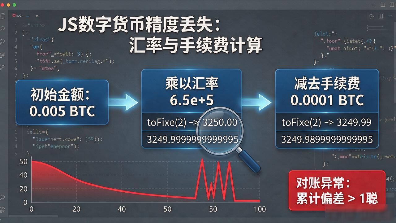JS数字货币转换精度总丢，0.1+0.2不等于0.3怎么解