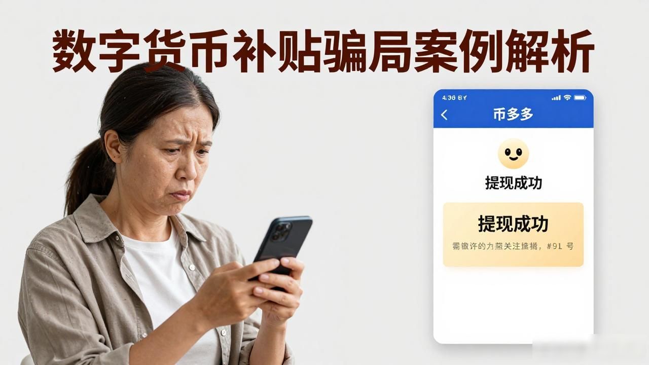 数字货币补贴骗局案例解析：这些套路你见过吗