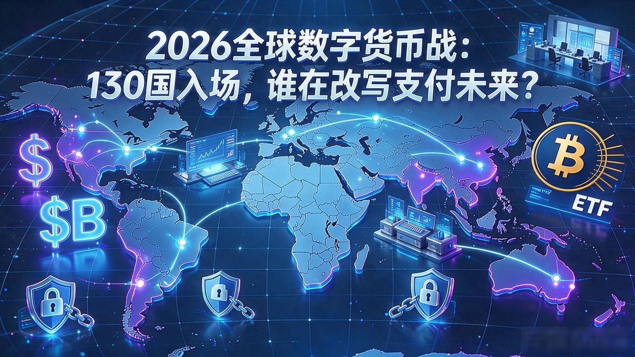 2026全球数字货币战：130国入场，谁在改写支付未来？