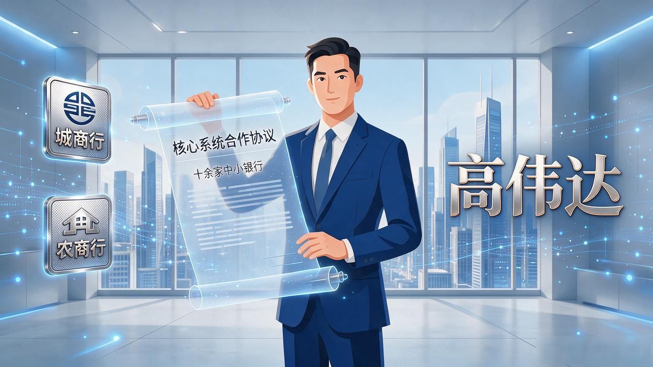 央行数字货币与高伟达：中小银行改造这块蛋糕，它能端多久