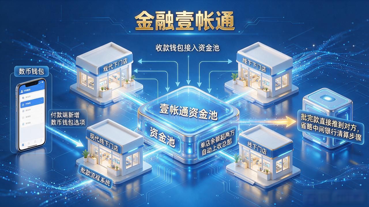 金融壹帐通数字货币怎么落地，中小企业管钱对账全讲透