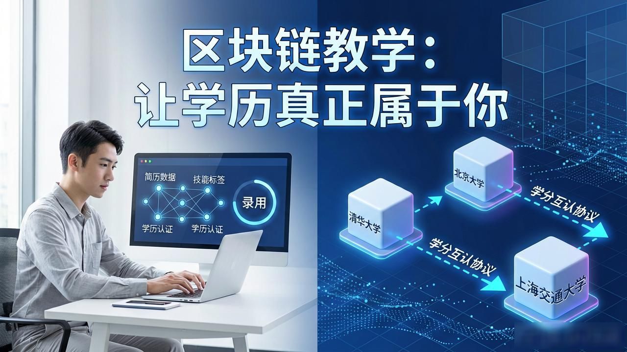 区块链教育记录不可篡改_去中心化学习成果认证_基于区块链的教学