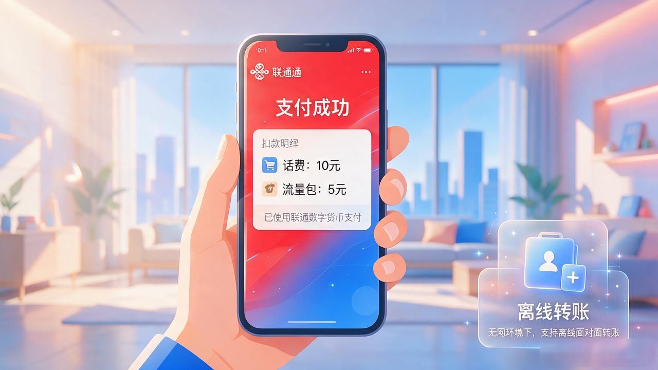 联通数字货币怎么样_联通数字货币使用体验_联通数字人民币钱包