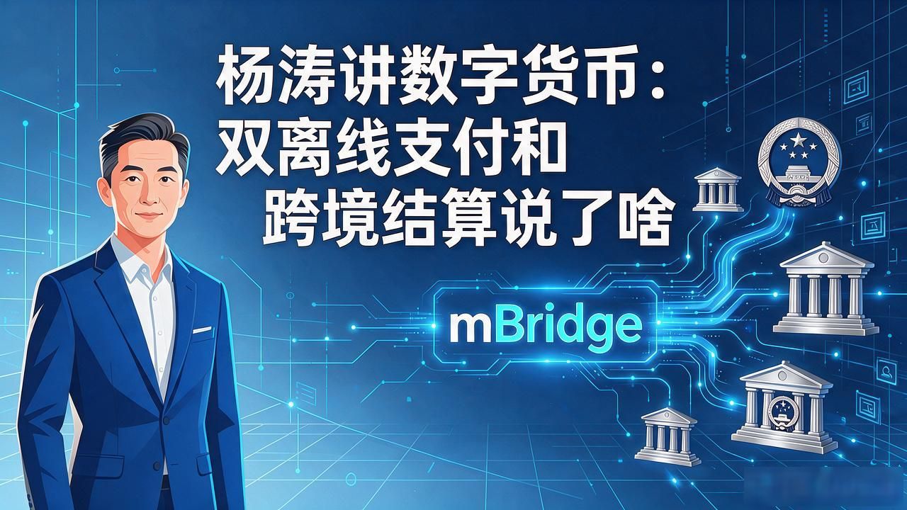 双离线支付场景应用_数字人民币底层重构_杨涛讲数字货币