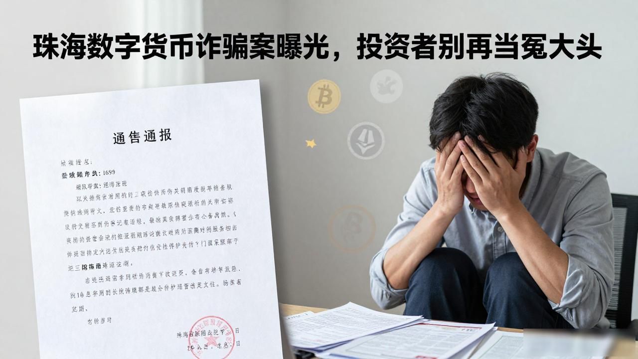 珠海数字货币诈骗案_数字货币区块链理财陷阱_珠海虚拟货币投资骗局