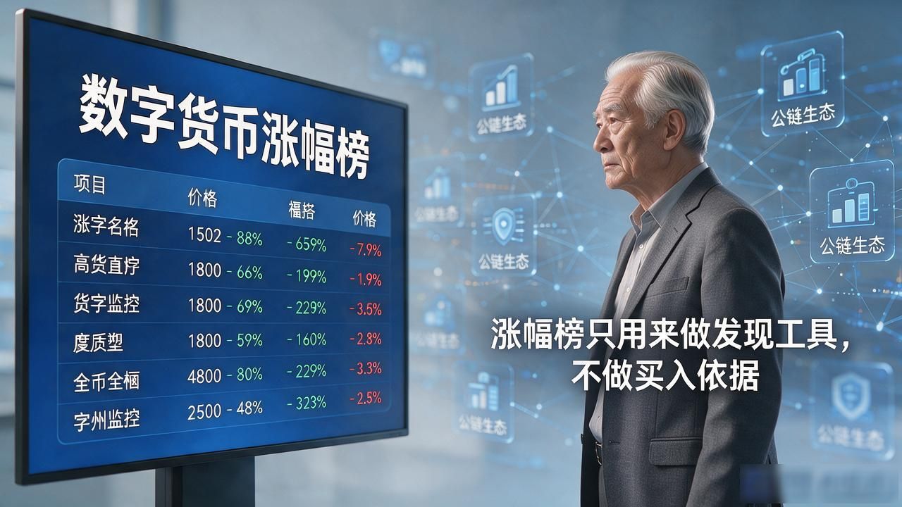 避免高位接盘_数字货币涨幅榜赚钱_涨幅榜识别潜力项目