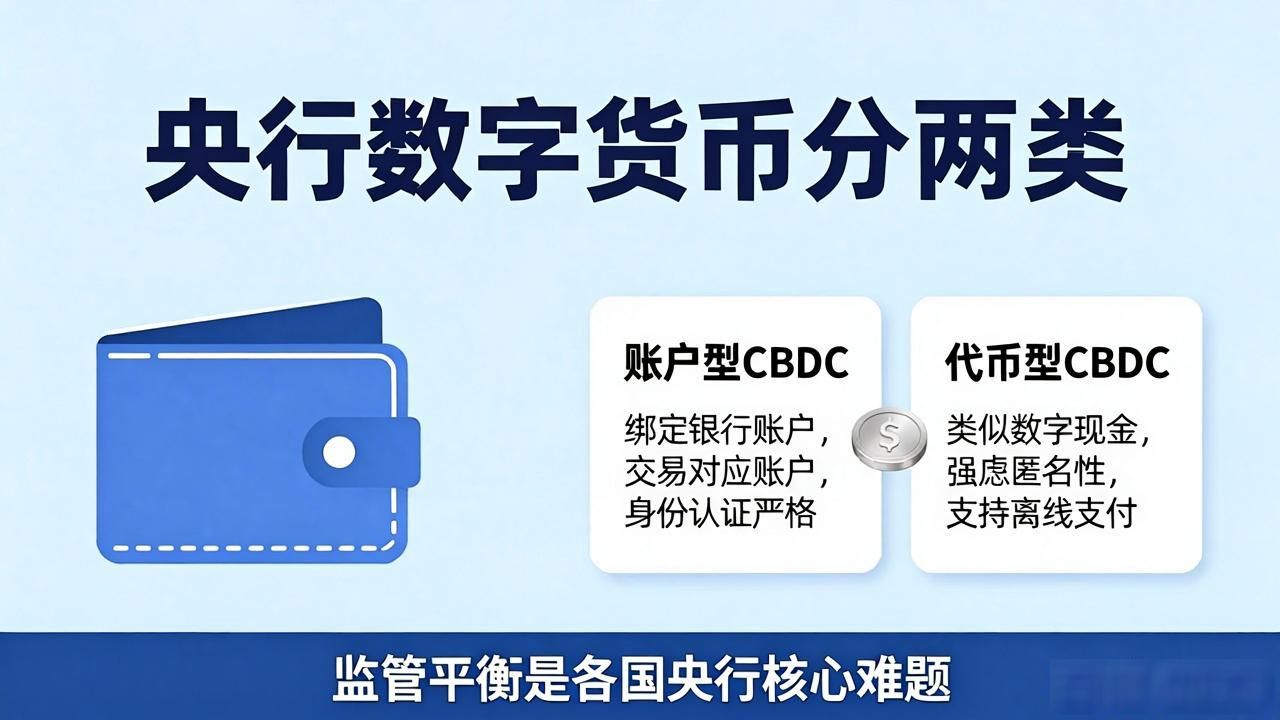 央行数字货币分几类？一张图看懂CBDC