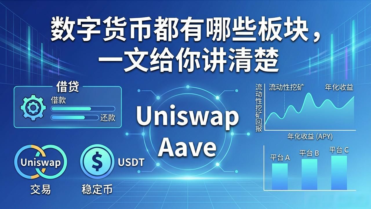 数字货币都有哪些板块，一文给你讲清楚