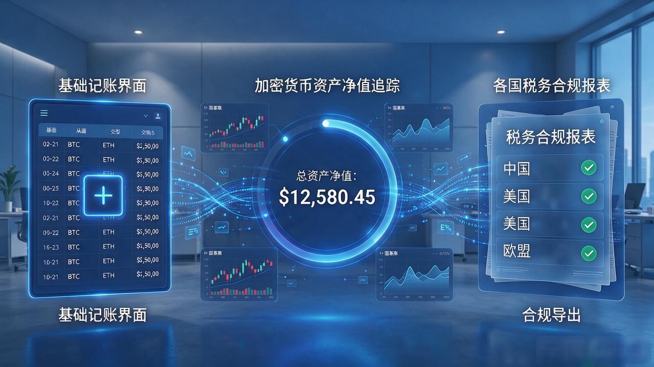 靠谱的加密货币交易记录软件_虚拟货币资产记账工具推荐_数字货币记录软件