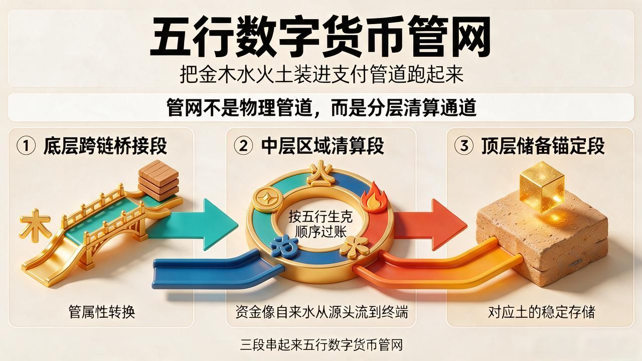 五行数字货币管网_金木水火土资金调度_五行数字货币管网