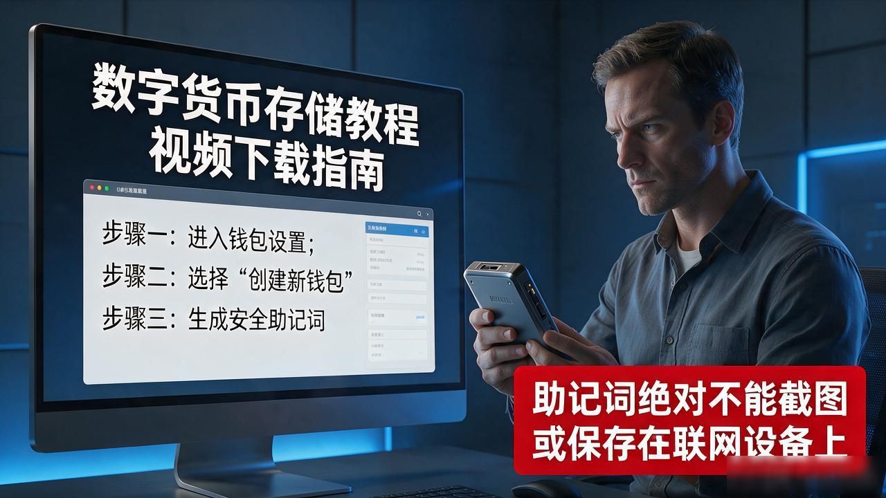 Ledger硬件钱包安全操作_数字货币存储视频下载_数字货币冷钱包使用方法