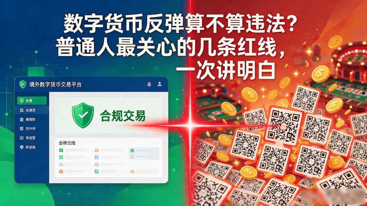 比特币境外平台参与反弹是否违法 国内虚拟币交易合规界定 个人境外炒币法律风险_数字货币反弹违法吗