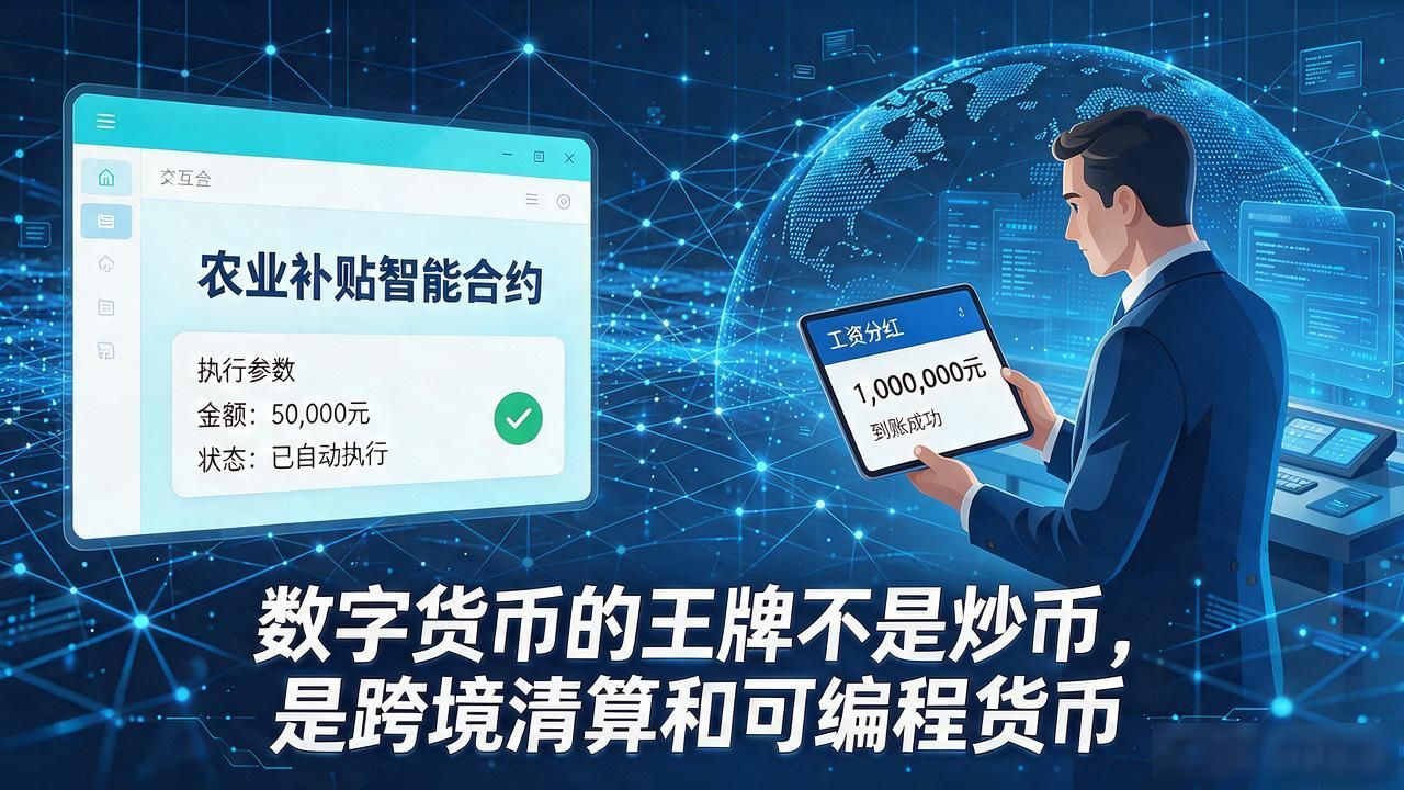 数字货币的王牌_央行数字货币跨境结算_区块链支付重构结算