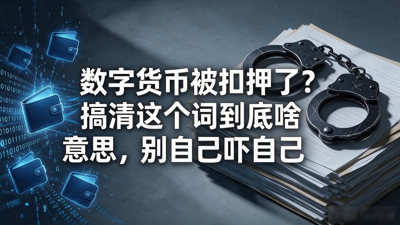 数字货币被扣押了？搞清这个词到底啥意思，别自己吓自己