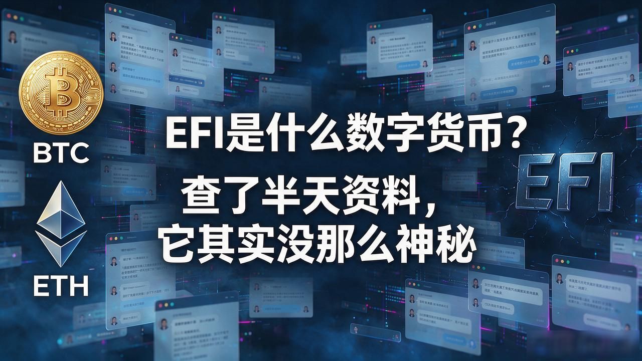 EFI是什么数字货币 小众链上代币EFI风险 币圈EFI投机属性_efi是什么数字货币