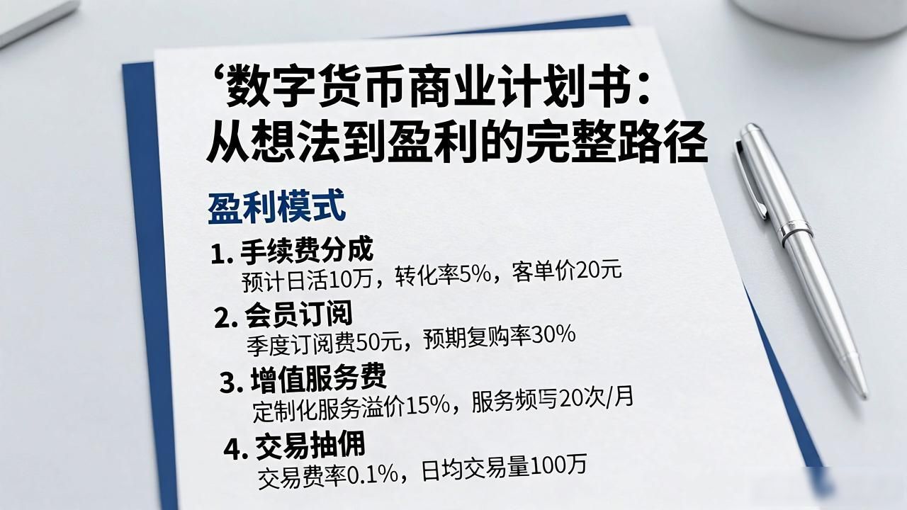 数字货币商业计划书：从想法到盈利的完整路径