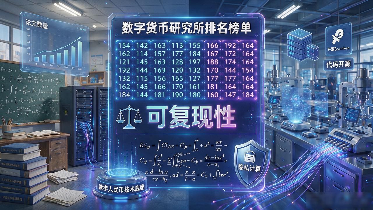 想了解数字货币研究所排名？别光看论文数量，这三项指标才是关键
