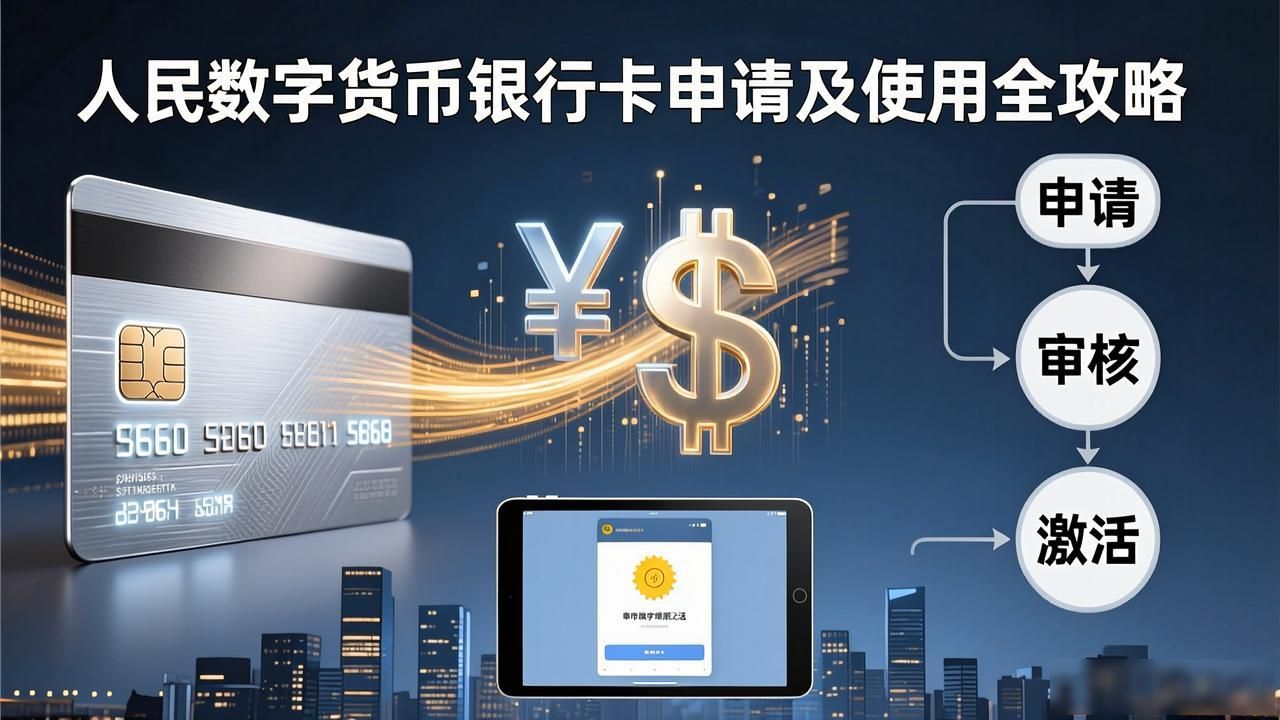 人民数字货币银行卡申请及使用全攻略