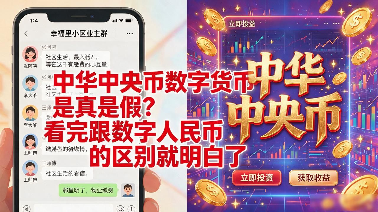 中华中央币骗局_中华中央币数字货币_数字人民币央行官网查询