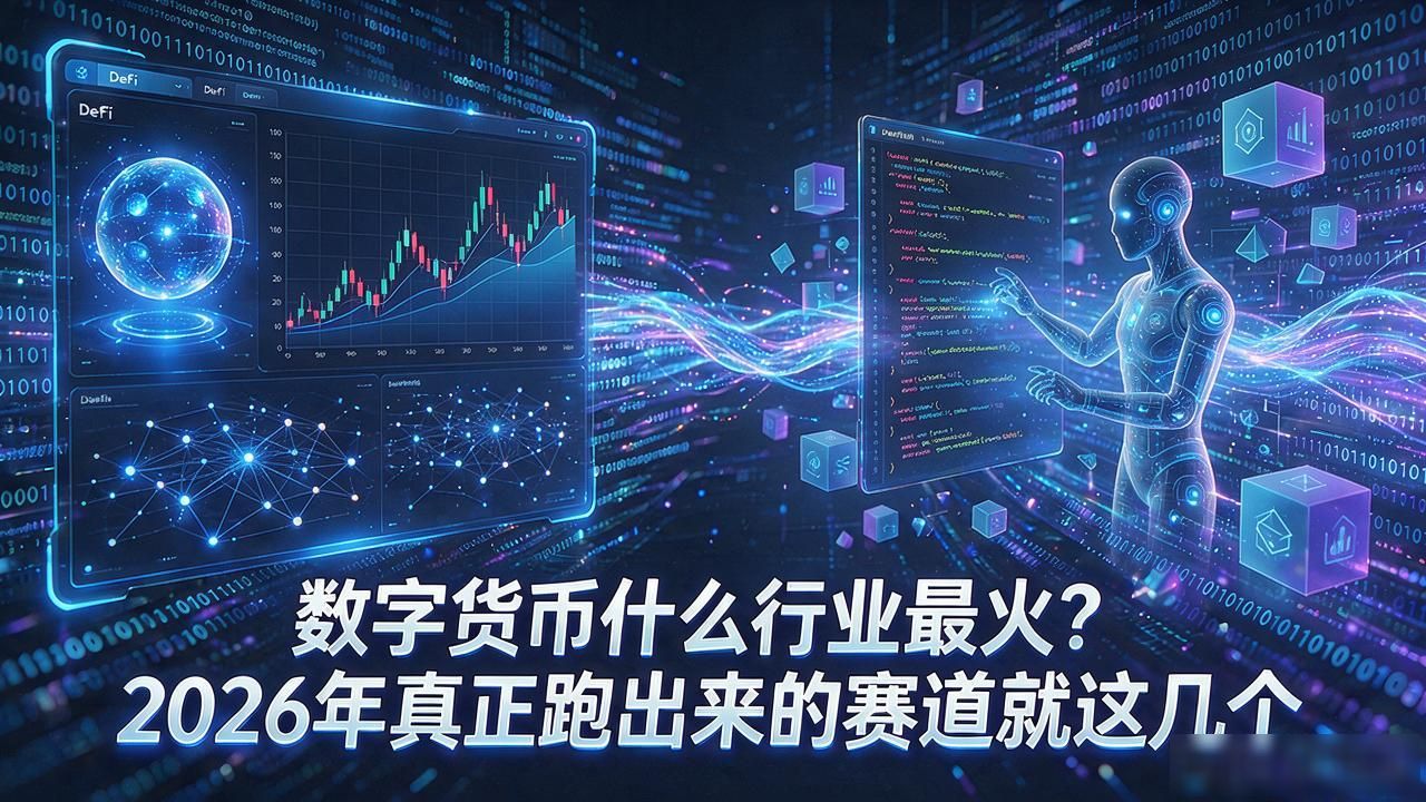 数字货币什么行业最火？2026年真正跑出来的赛道就这几个