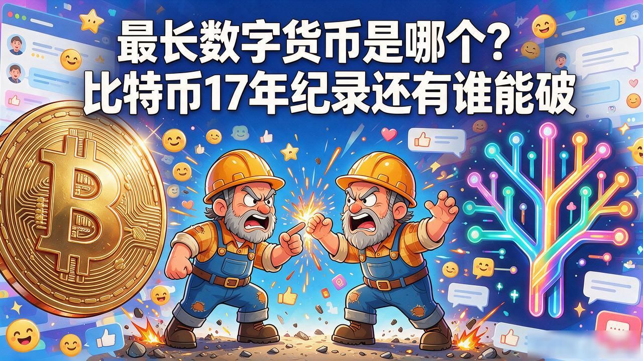 最长数字货币是哪个？比特币17年纪录还有谁能破