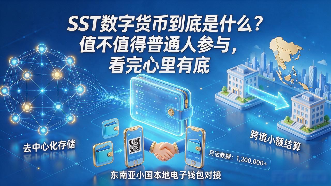 SST数字货币到底是什么？值不值得普通人参与，看完心里有底