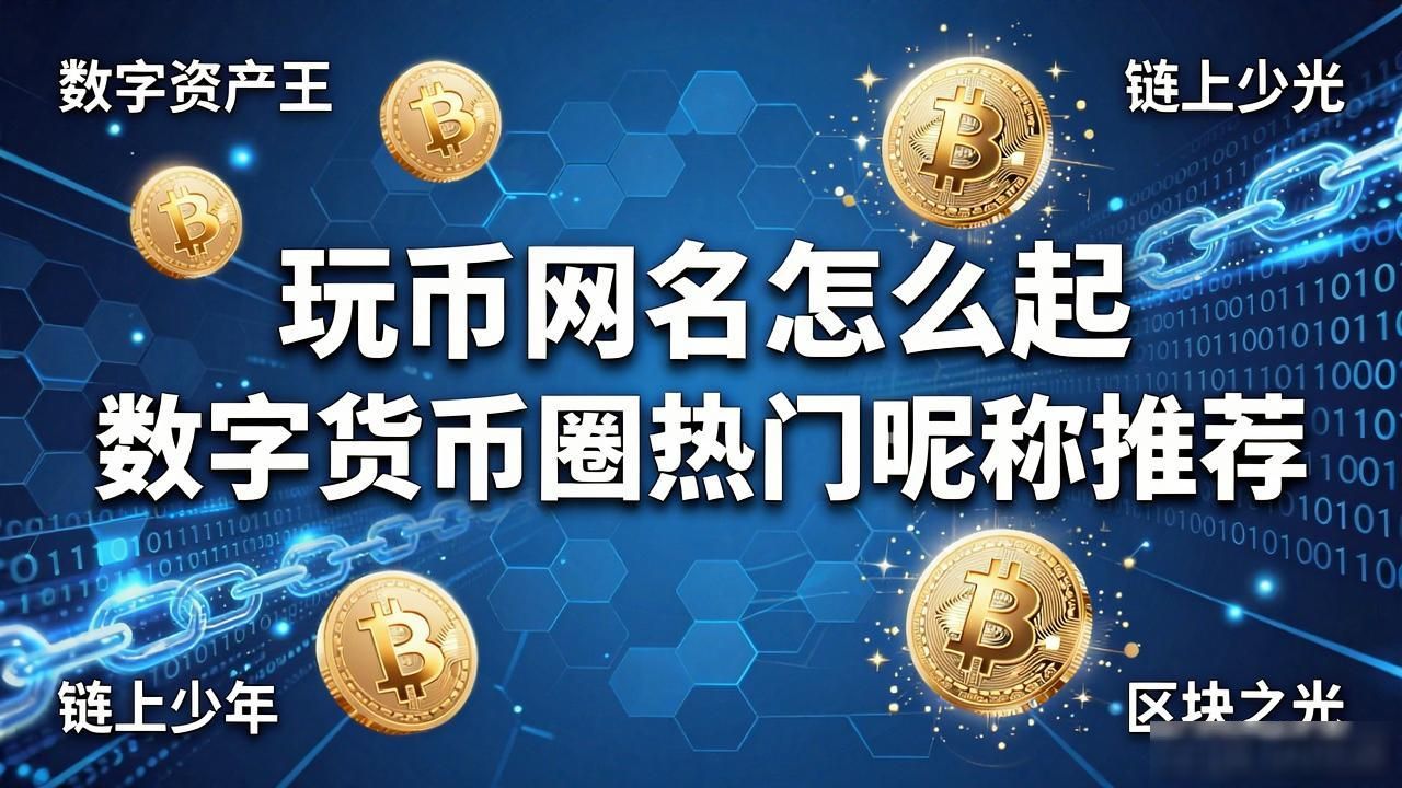 玩币网名怎么起 数字货币圈热门昵称推荐