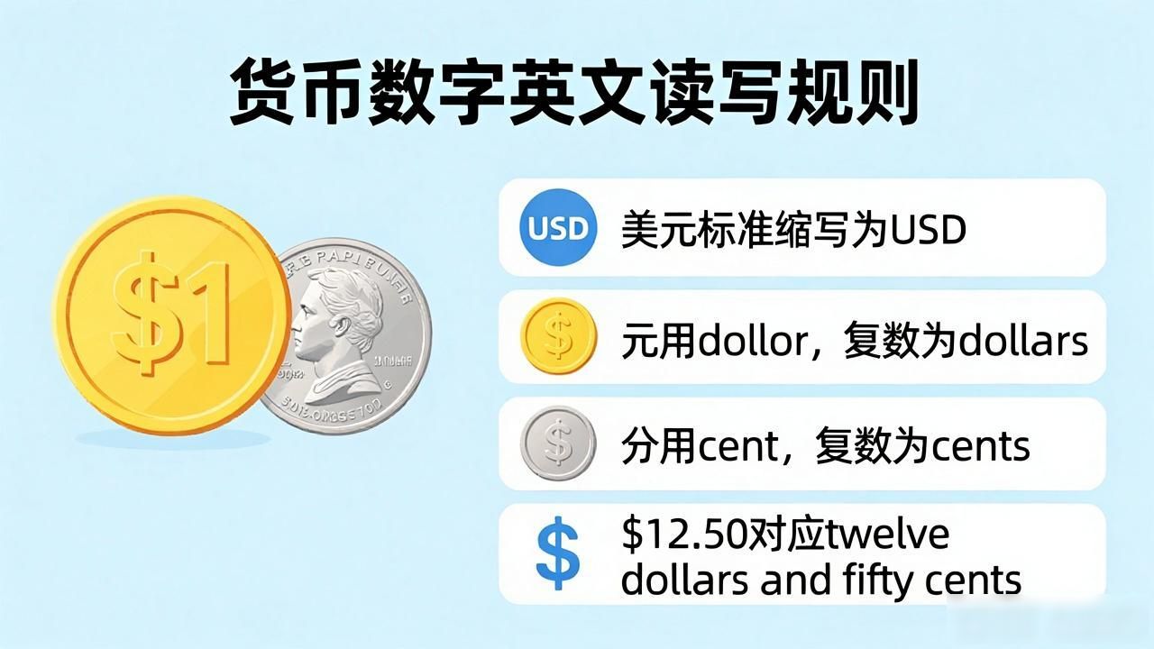 货币数字英文怎么写？金额读写规则一文搞定
