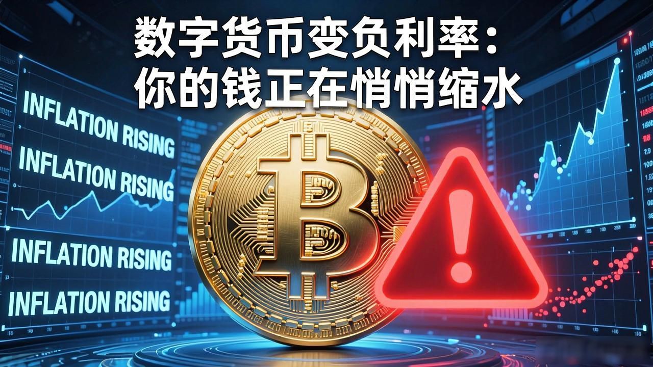数字货币变负利率：你的钱正在悄悄缩水