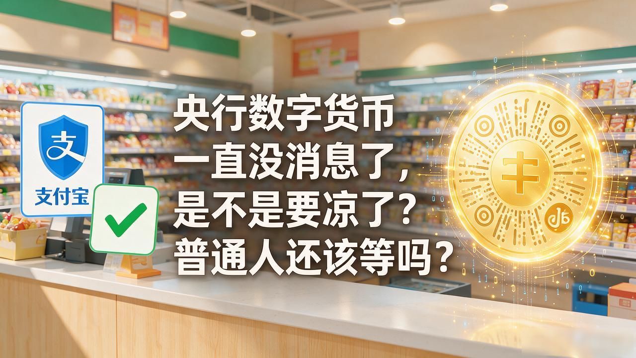 央行数字货币一直没消息了，是不是要凉了？普通人还该等吗