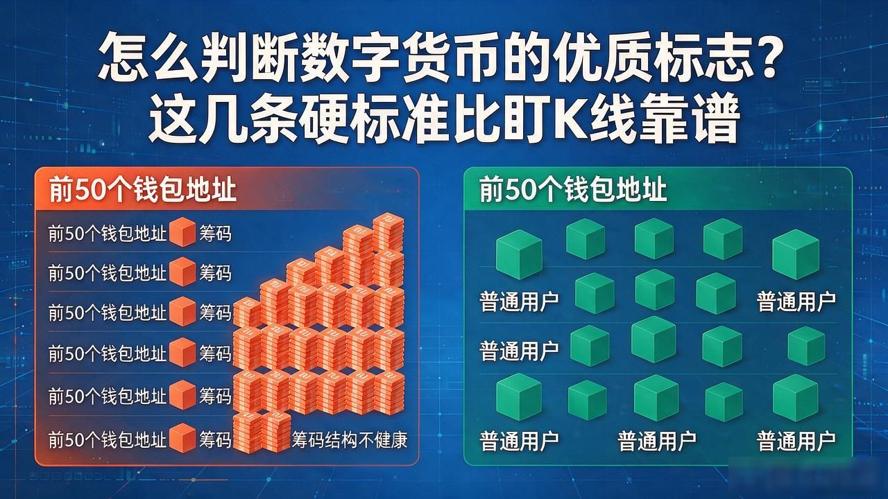 怎么判断数字货币的优质标志？这几条硬标准比盯K线靠谱