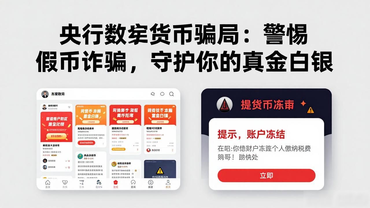 数字人民币投资骗局_央行数字货币诈骗_央行法定数字货币 骗