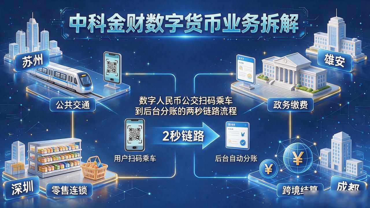中科金财数字货币业务拆解，数字人民币落地到底怎么干的