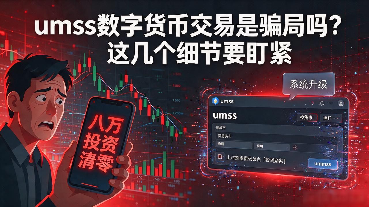 umss数字货币交易是骗局吗？这几个细节要盯紧