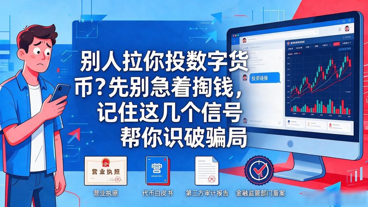 别人拉你投数字货币？先别急着掏钱，记住这几个信号帮你识破骗局