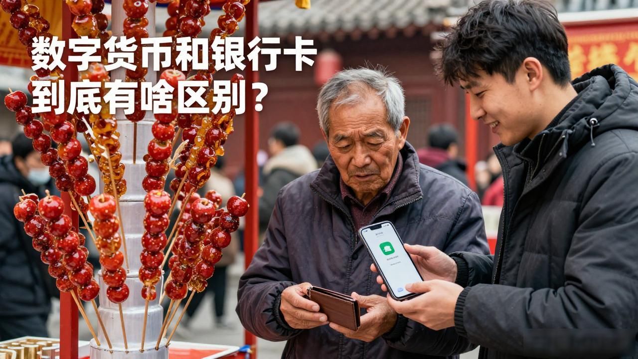 数字货币和银行卡到底有啥区别？柜台干了十几年的人跟你说句实话