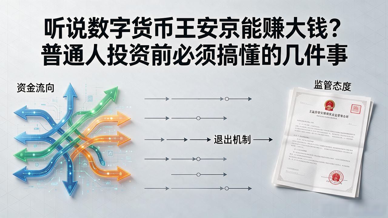 听说数字货币王安京能赚大钱？普通人投资前必须搞懂的几件事