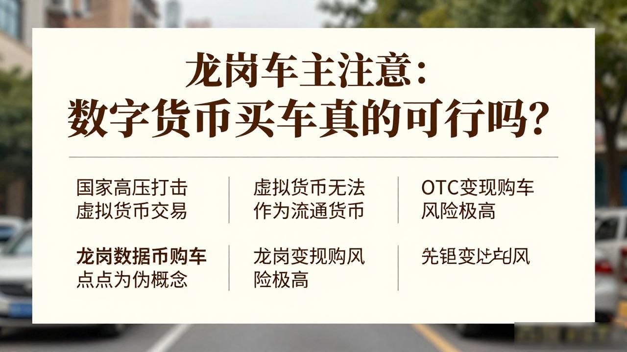 龙岗数字货币购车真相_龙岗正规汽车交易市场货币结算方式_龙岗数字货币购车地点